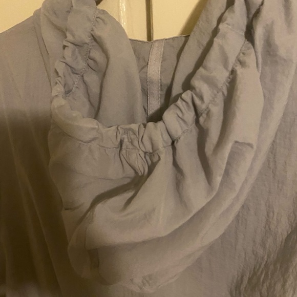 NWOT FABLETICS Donovan ruched light cover up windbreaker perfect after workout! - Picture 7 of 11